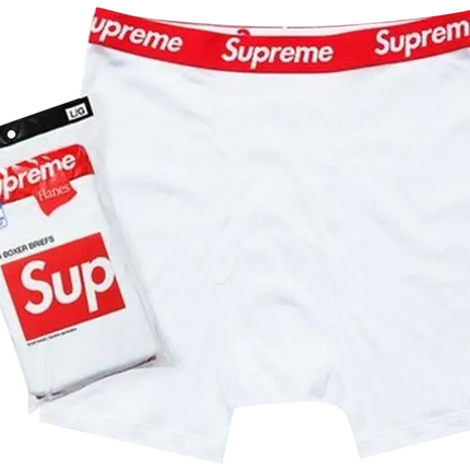 Supreme Boxers White 4 Pack – WiscKicks