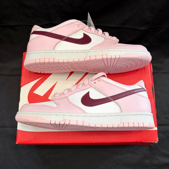 Nike Dunk Low Pink Foam Red White (GS) | Authentic Youth Sneakers - WiscKicks