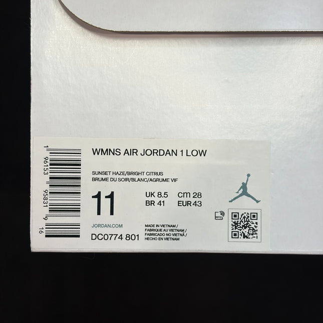 Jordan 1 Low Sunset Haze (Women’s)