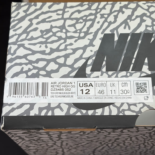 Jordan 1 Retro High OG White Cement