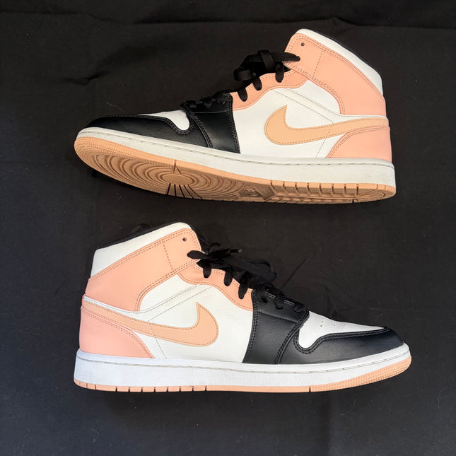 Pre-Owned Jordan 1 Mid Arctic Orange Black Toe