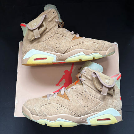 Jordan 6 Retro Travis Scott British Khaki - WiscKicks