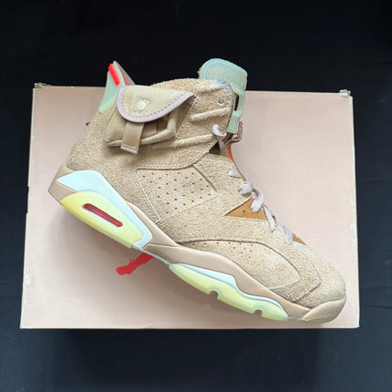 Jordan 6 Retro Travis Scott British Khaki - WiscKicks