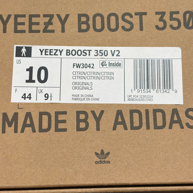 Pre-Owned Yeezy Boost 350 V2 Citrin (Non-Reflective)