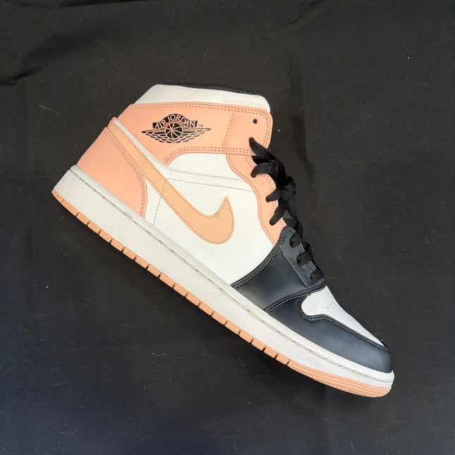 Pre-Owned Jordan 1 Mid Arctic Orange Black Toe