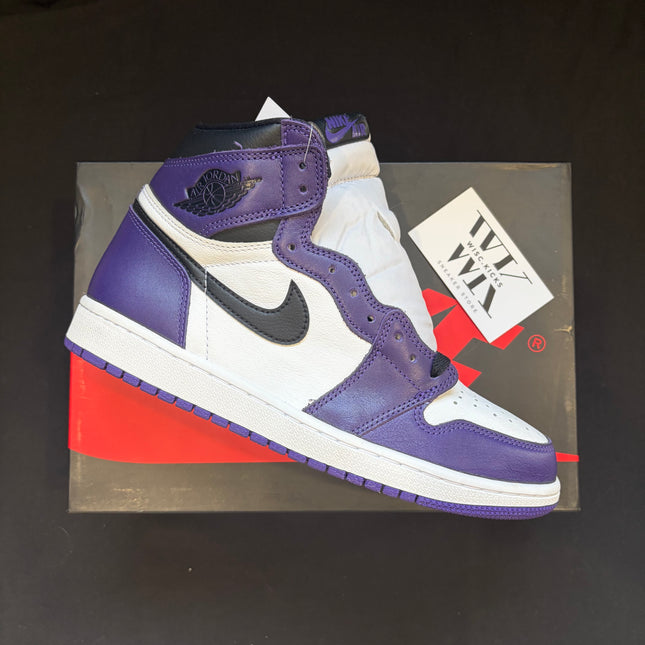 Jordan 1 Retro High Court Purple White - WiscKicks