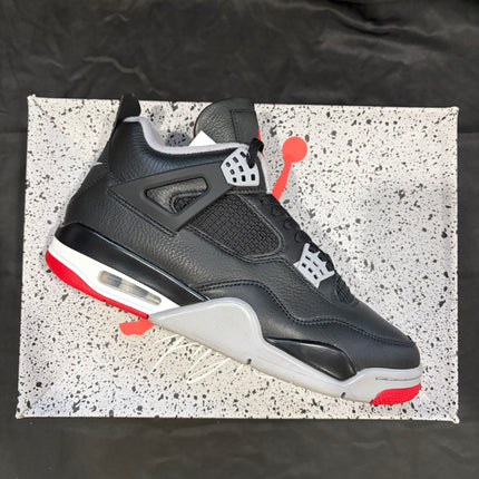 Jordan 4 Retro "Bred Reimagined" Black Red | WiscKicks