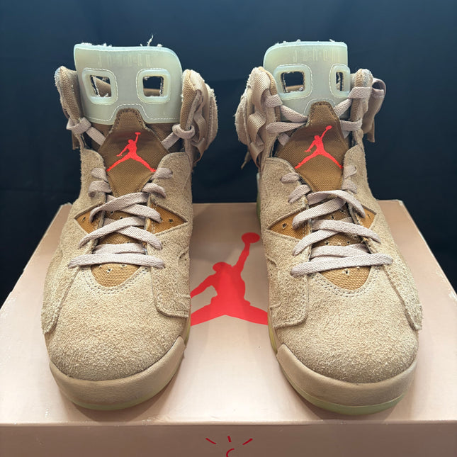 Jordan 6 Retro Travis Scott British Khaki - WiscKicks