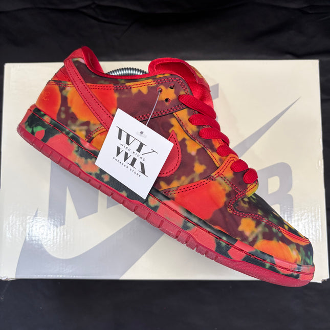 Nike SB Dunk Low The Wizard of Oz Poppy Field | Authentic Sneakers - WiscKicks