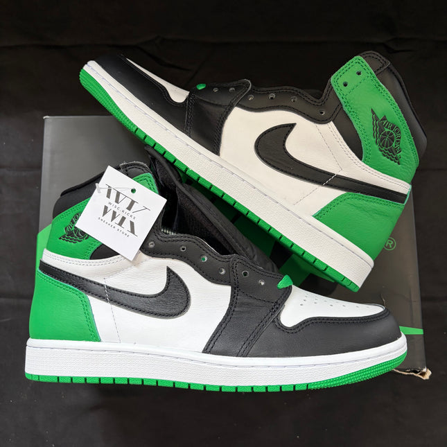 Jordan 1 Retro High OG Lucky Green | Authentic Sneakers - WiscKicks