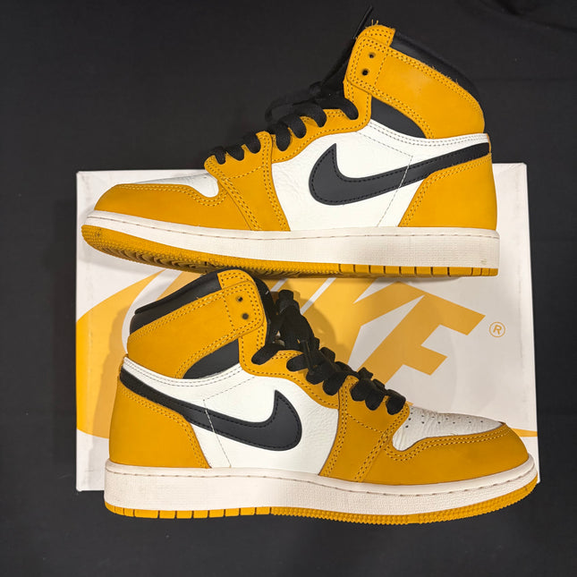 Jordan 1 Retro High OG Yellow Ochre GS – WiscKicks