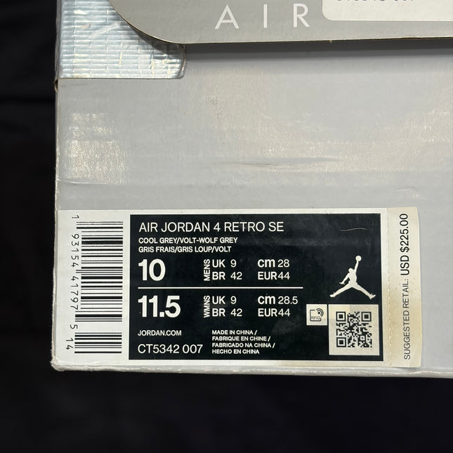 Jordan 4 Retro SE 95 Neon
