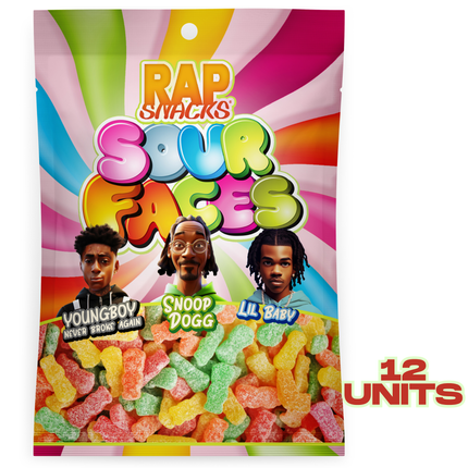 Rap Snacks Sour Faces (5.3oz)