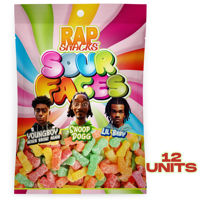 Rap Snacks Sour Faces (5.3oz)