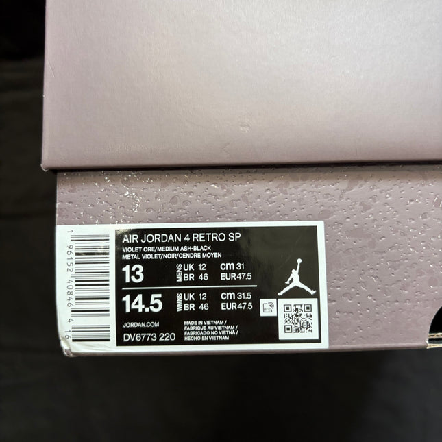 Jordan 4 Retro SP A Ma Manière Violet Ore - WiscKicks