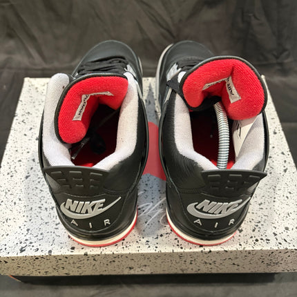 Jordan 4 Retro "Bred Reimagined" Black Red | WiscKicks