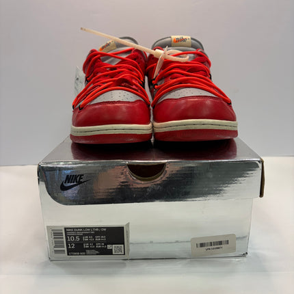 Pre-Owned Nike Off-White x Dunk Low 'University Red'