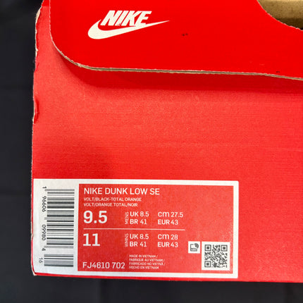 Pre-Owned Nike Dunk Low SE Splash Volt