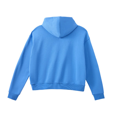 AZVA Crystal Cactus Zip Hoodie Baby Blue -  WiscKicks