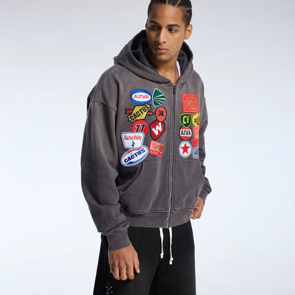 Rest Stop Hoodie Vintage Black - WiscKicks