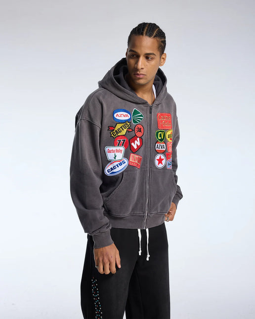 Rest Stop Hoodie Vintage Black - WiscKicks