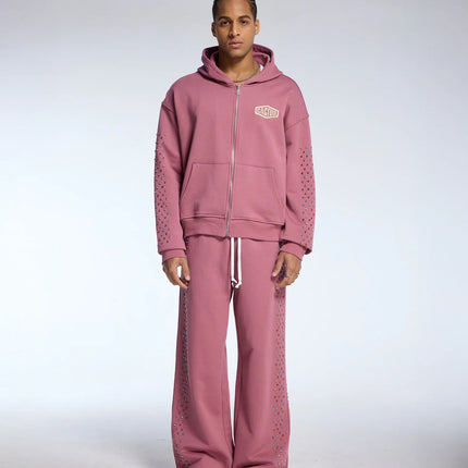 AZVA Crystal Cactus Zip Hoodie Raspberry – WiscKicks