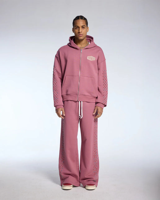 AZVA Crystal Cactus Zip Hoodie Raspberry – WiscKicks