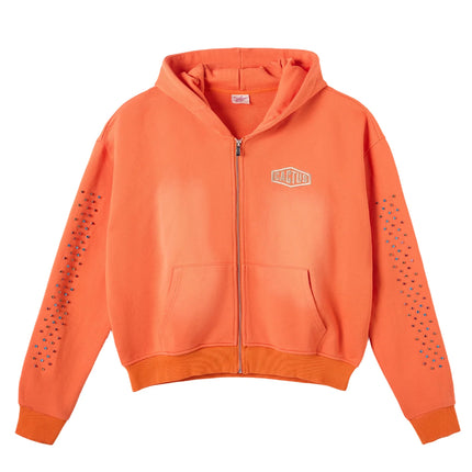 AZVA Crystal Cactus Zip Hoodie Orange – WiscKicks
