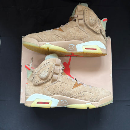 Jordan 6 Retro Travis Scott British Khaki - WiscKicks
