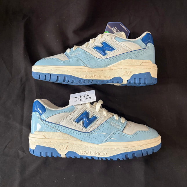 New Balance 550 Chrome Blue Patent – WiscKicks