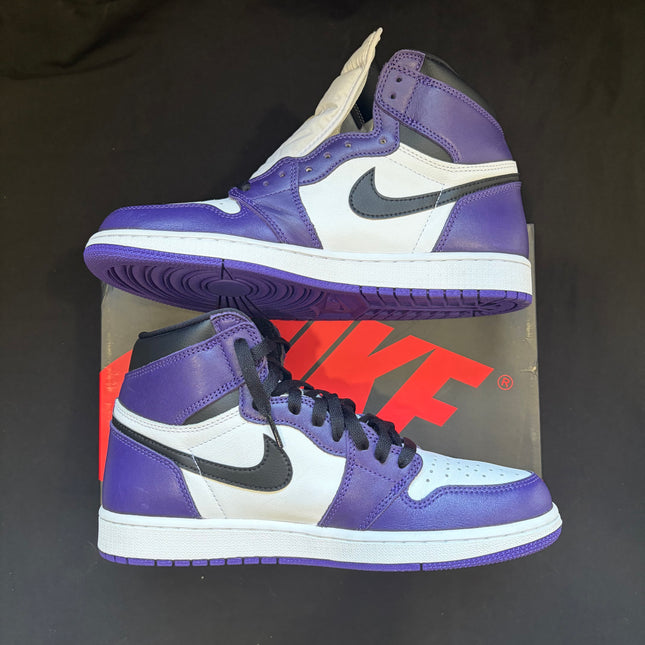 Jordan 1 Retro High Court Purple White - WiscKicks
