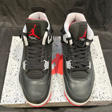 Jordan 4 Retro "Bred Reimagined" Black Red | WiscKicks
