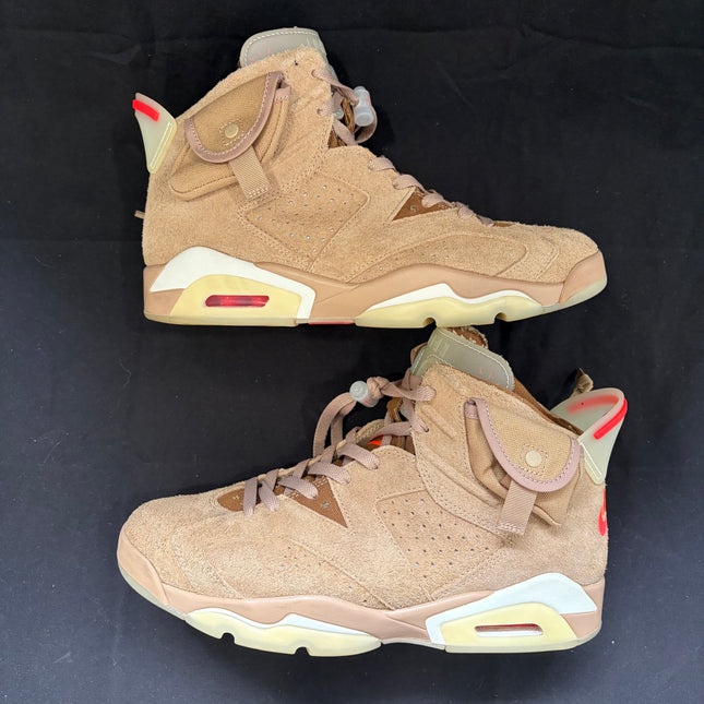 Jordan 6 Retro Travis Scott British Khaki - WiscKicks