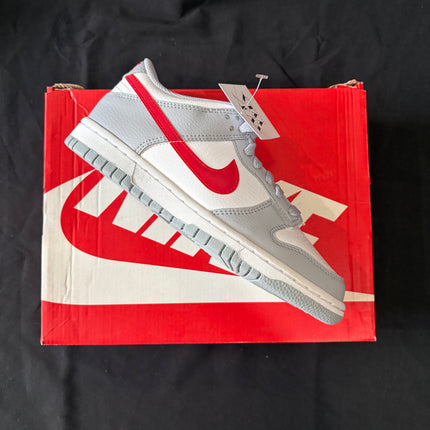 Nike Dunk Low White Wolf Grey University Red – WiscKicks