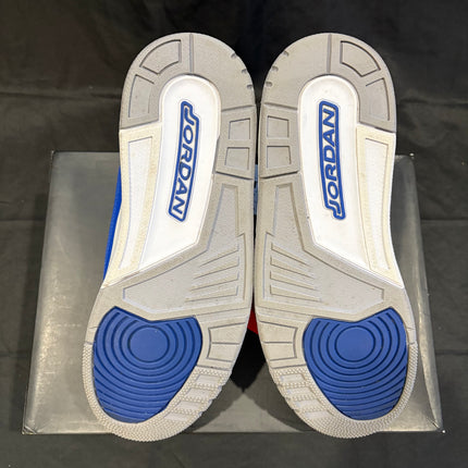 Jordan 3 Retro Varsity Royal Cement - WiscKicks