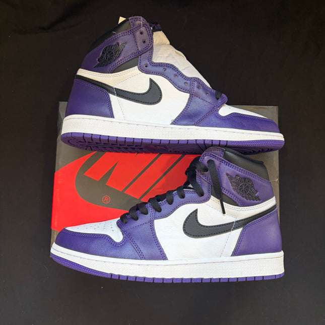Jordan 1 Retro High Court Purple White - WiscKicks