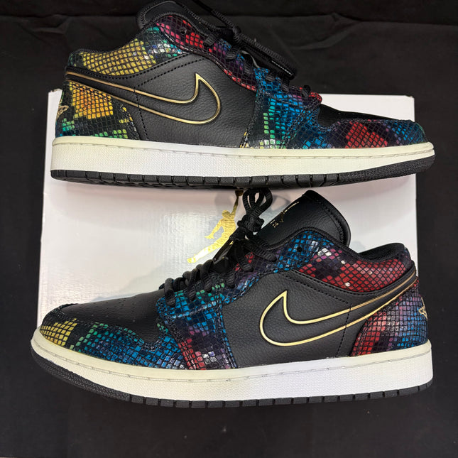 Jordan 1 Low Multicolor Snakeskin (2020) (Women’s)