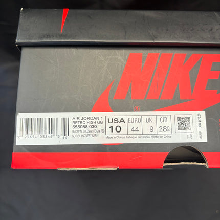Jordan 1 Retro High Pine Green Black - WiscKicks