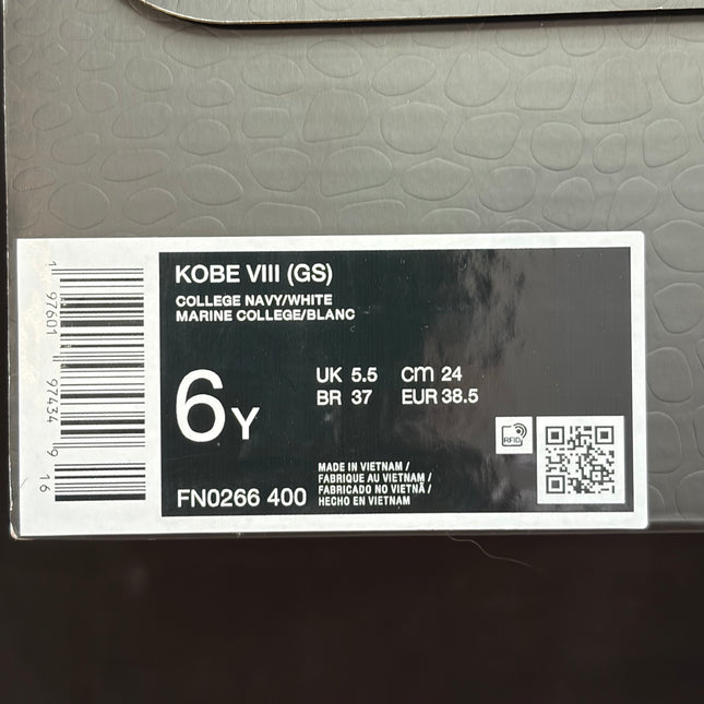 Kobe 8 College Navy