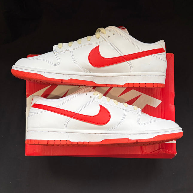 Nike Dunk Low Retro White Picante Red