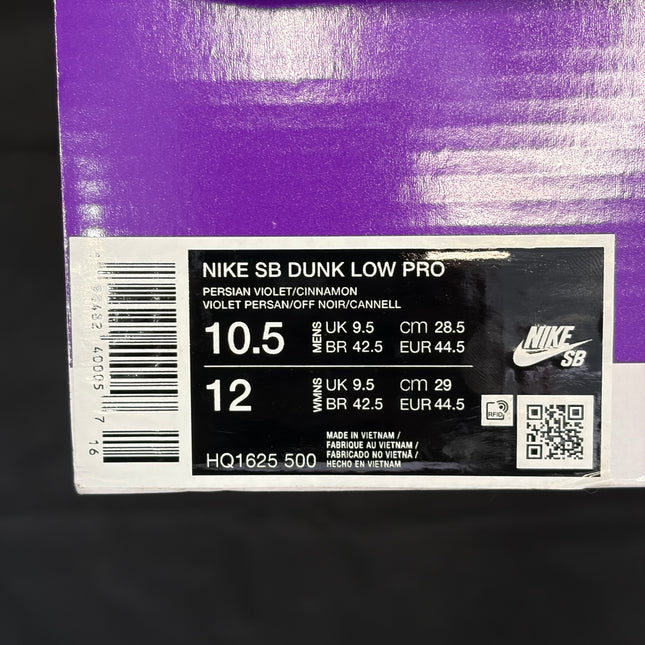 Nike SB Dunk Low Persian Violet | Authentic Sneakers - WiscKicks