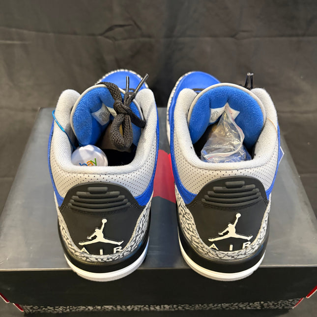 Jordan 3 Retro Varsity Royal Cement - WiscKicks