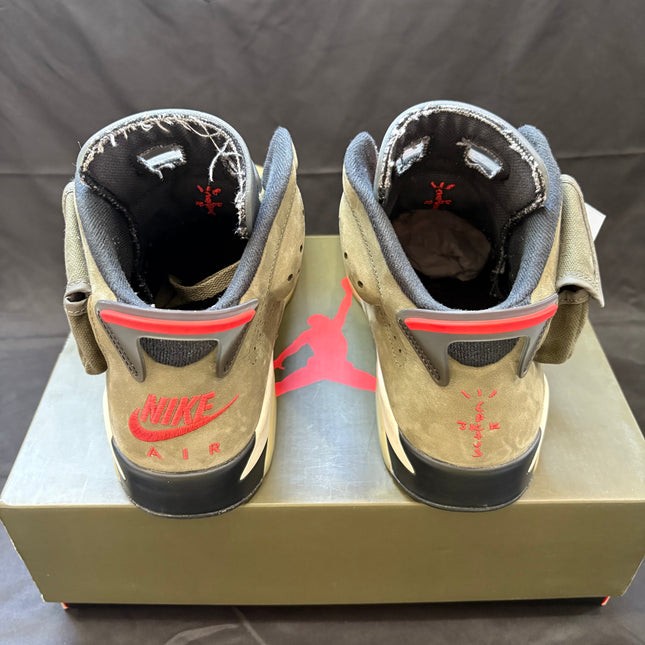 Air Jordan 6 Retro Travis Scott "British Khaki" - Men's Size 10 | WiscKicks