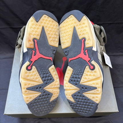 Air Jordan 6 Retro Travis Scott "British Khaki" - Men's Size 10 | WiscKicks