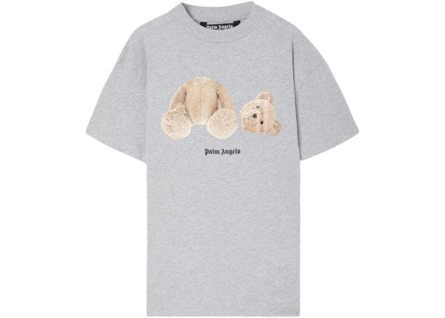 Palm Angels Bear Classic T-Shirt 0860 Melange Grey/Brown