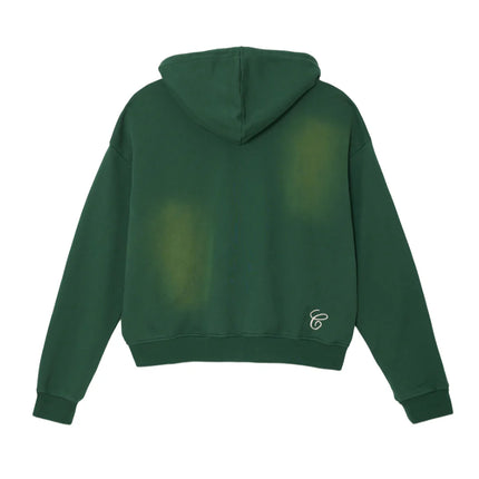 AZVA Crystal Zip Hoodie Green