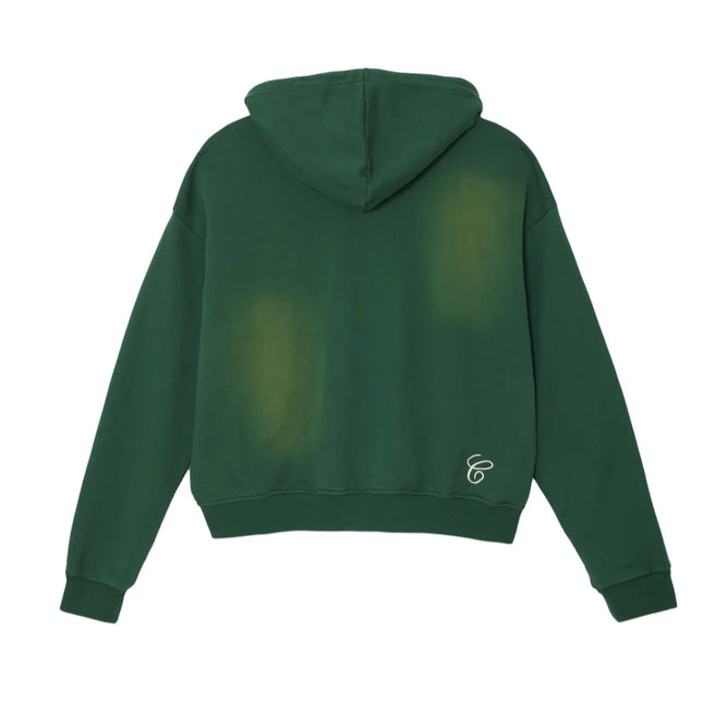 AZVA Crystal Zip Hoodie Green
