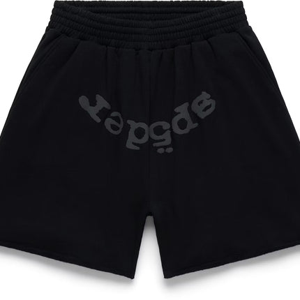 Sp5der OG Web V2 Phantom Sweatshort Black