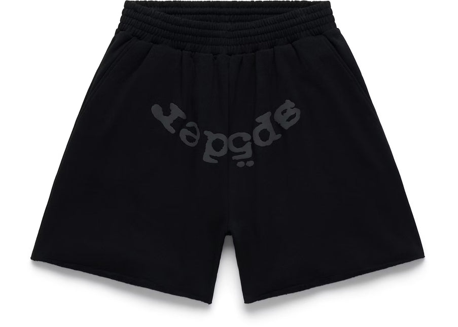 Sp5der OG Web V2 Phantom Sweatshort Black
