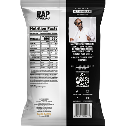 Snoop Dogg OG Bar-B-Que Cheddar Potato Chips (2.5oz)